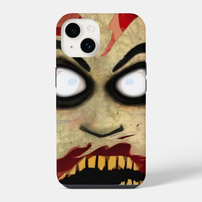 Zombie Phone iPhone Case (Back)