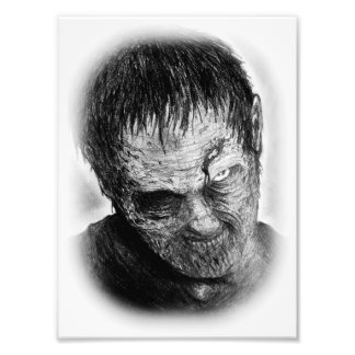 zombie photo print