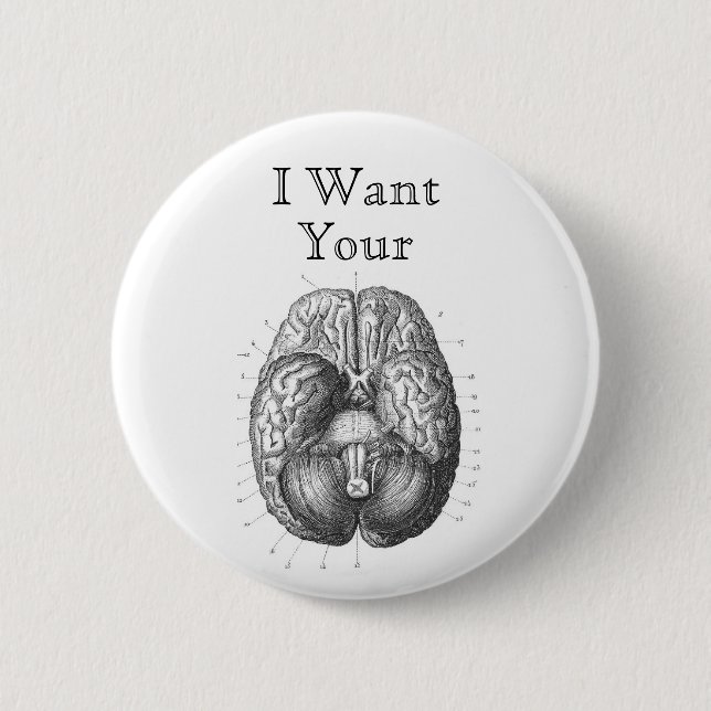 Zombie Pickup Line Button (Front)