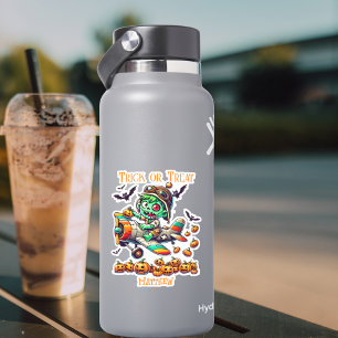 Zombie Pilot Airplane Pumpkins Halloween custom 