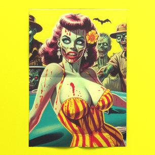 Zombie Pin-up Tissue Paper