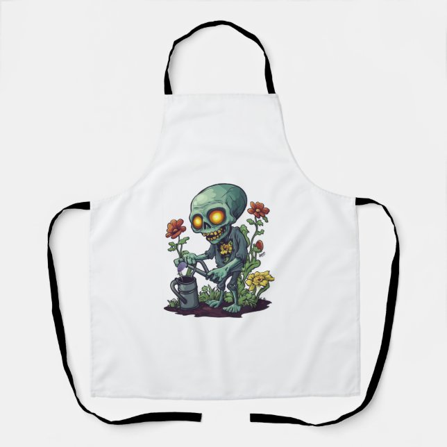 Zombie Plant Parent Apron (Front)