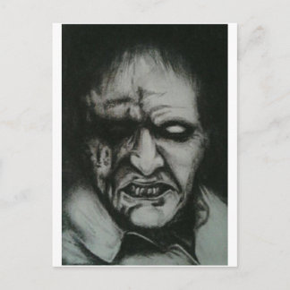 zombie postcard