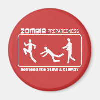 Zombie Preparedness Befriend Slow WHITE Design