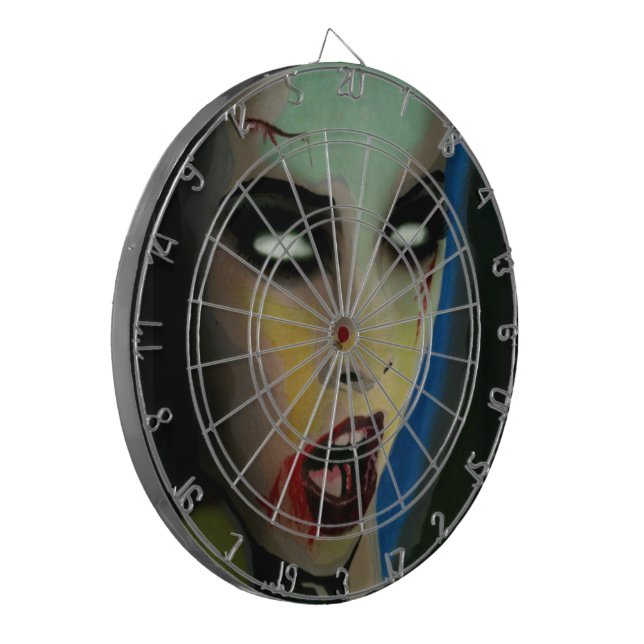 Zombie ProfiledInk Dart Board (Front Left)