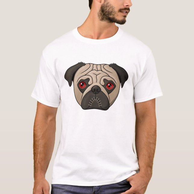 Zombie Pug T-shirt (Front)
