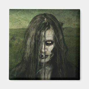 Zombie refrigerator magnet