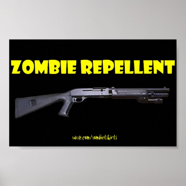 ZOMBIE REPELLENT POSTER (Front)