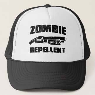 zombie repellent - the shotgun trucker hat