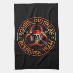 Zombie Response Team Kitchen Towel