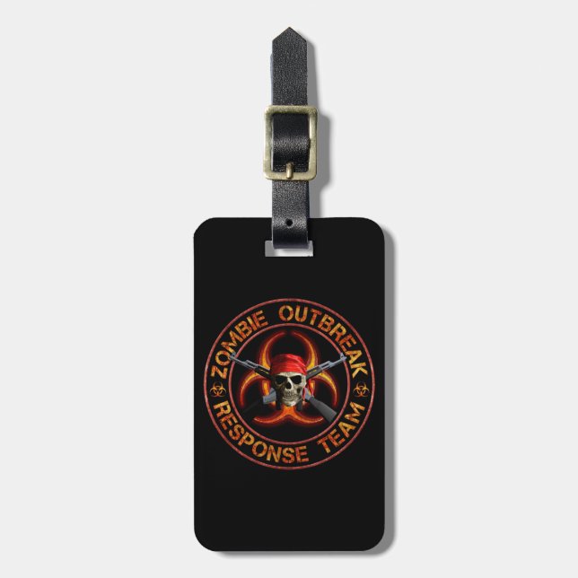 Zombie Response Team Luggage Tag (Front Vertical)