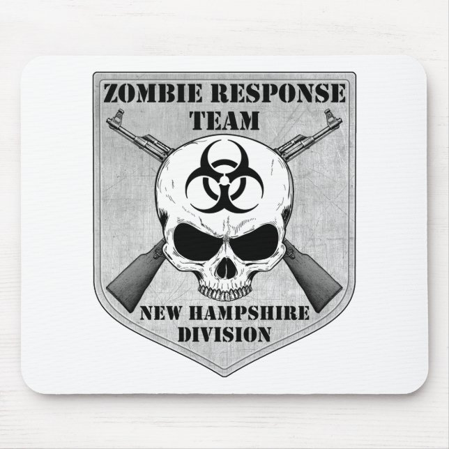 Zombie Response Team: New Hampshire Division Mouse Pad (Front)