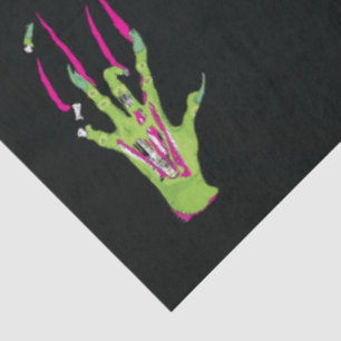 Zombie Rippin’ Poppin’ Funky Fun Ghoulish Tissue Paper