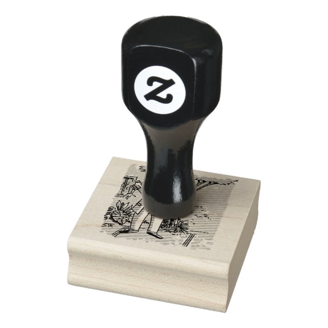 Zombie rubber stamp (Stamp)