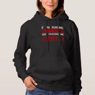 Zombie Running For Men Women Halloween Running Hoodie