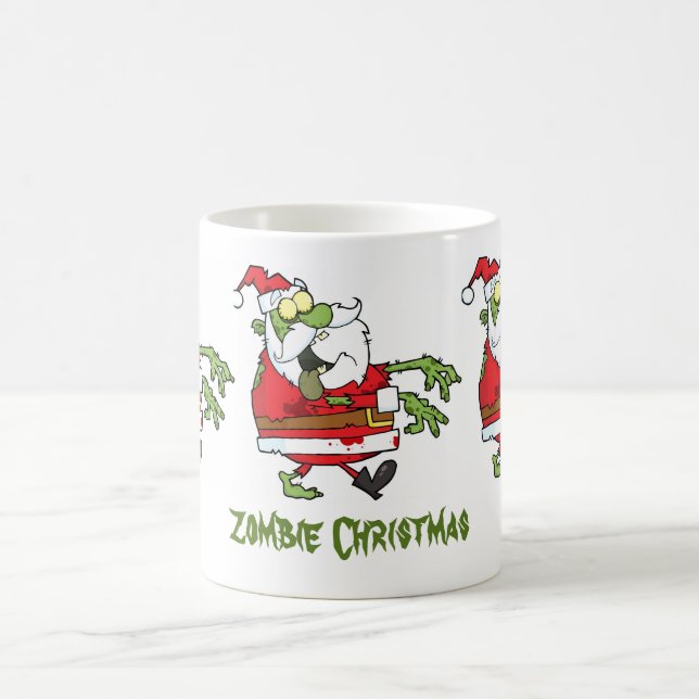 Zombie Santa Coffee Mug (Center)