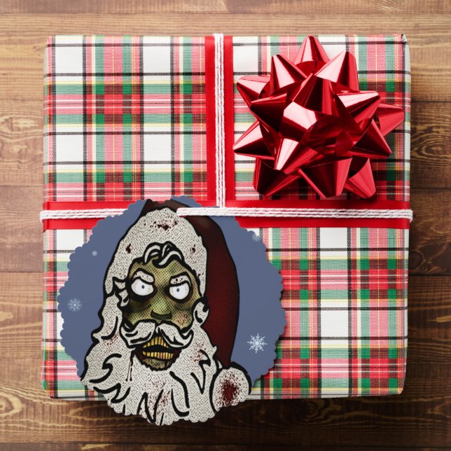 Zombie Santa Ornament Card (Insitu (Gift))