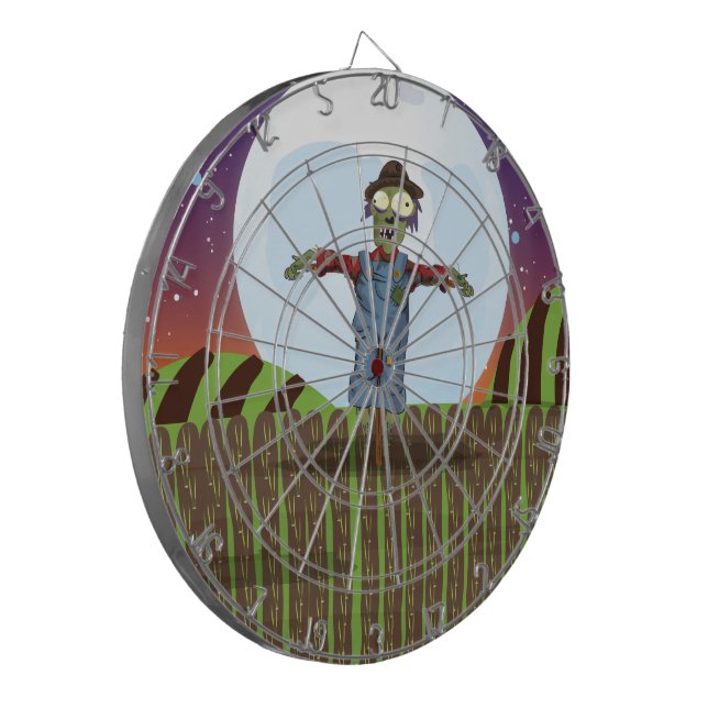 Zombie Scarecrow Dartboard (Front Left)