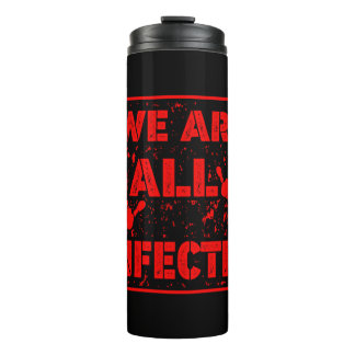 Zombie Scary Halloween a Halloween Thermal Tumbler