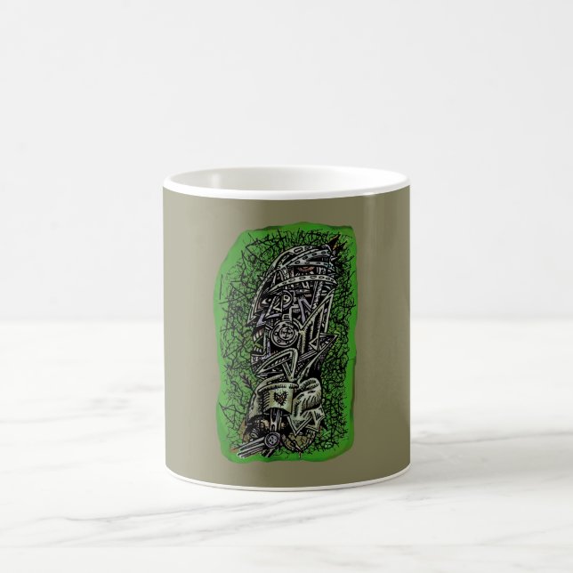 Zombie Sergeant, by Brian Benson Coffee Mug (Center)