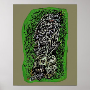 Zombie Sergeant, by Brian Benson, Poster