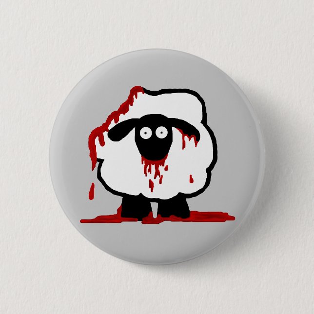 Zombie Sheep Button (Front)