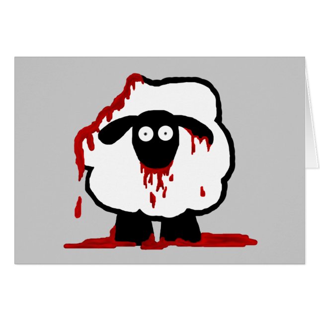 Zombie Sheep Cards (Front Horizontal)