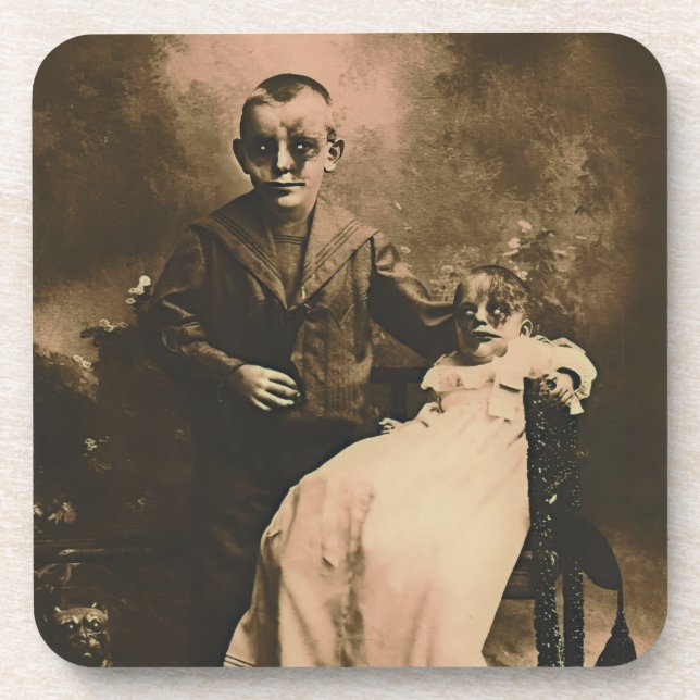 Zombie Siblings  Coaster (Front)