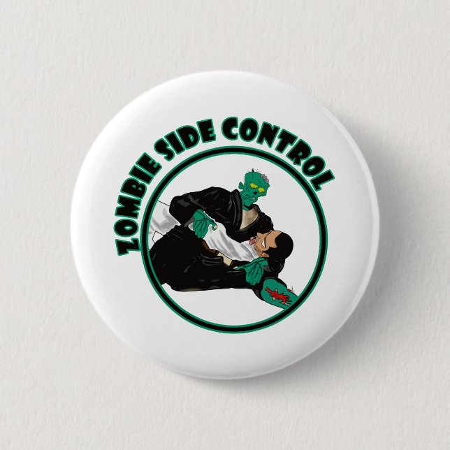 Zombie Side Control 2 Inch Round Button (Front)