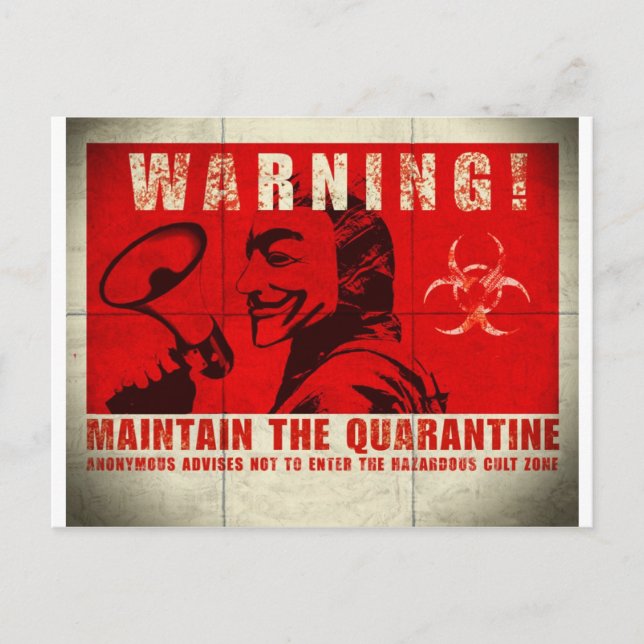 Zombie,sign Postcard (Front)