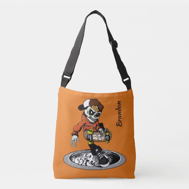 Zombie Skater custom name & colour bags (Front)