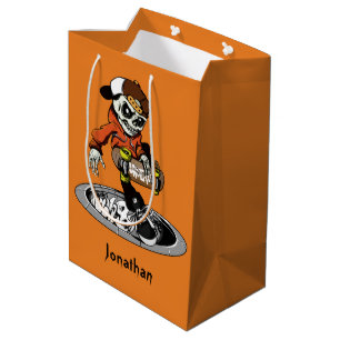 Zombie Skater custom name & colour gift bags