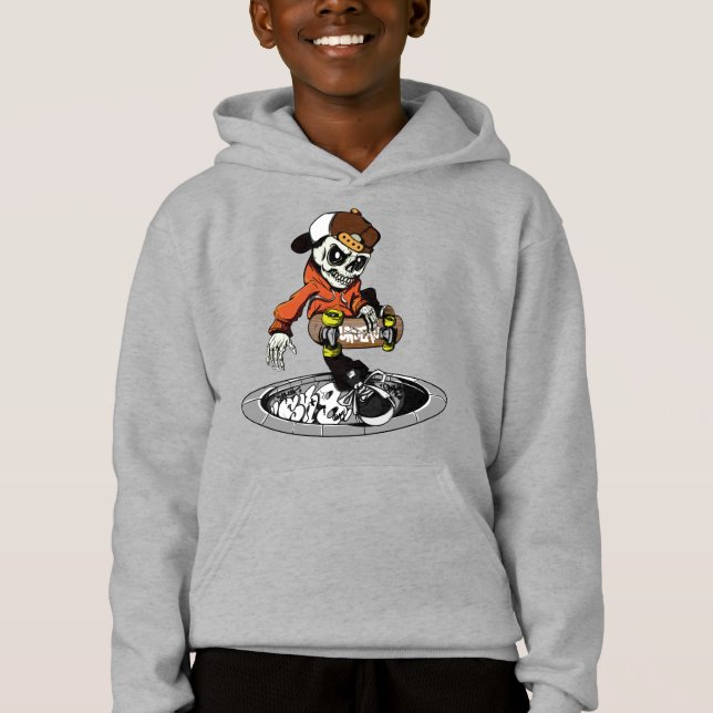 Zombie Skater custom name shirts & jackets (Front)