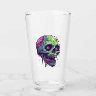 Zombie Skull Apocalypse Glass