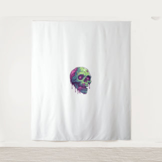 Zombie Skull Apocalypse Tapestry