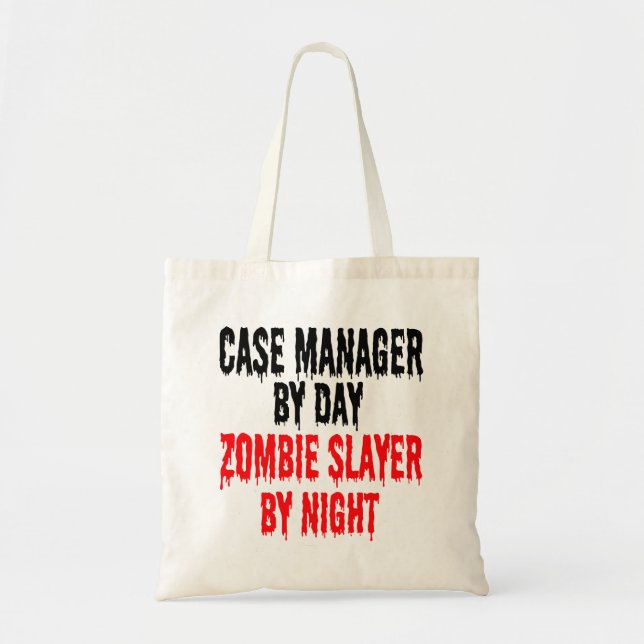 Zombie Slayer Case Manager Tote Bag (Front)