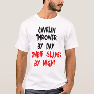 Zombie Slayer Javelin Thrower T-Shirt