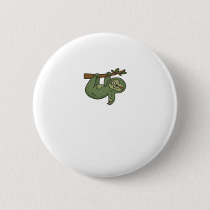Zombie Sloth Classic T-Shirt 2 Inch Round Button