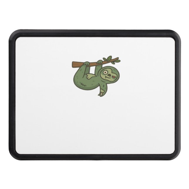 Zombie Sloth Classic T-Shirt Trailer Hitch Cover (Front)