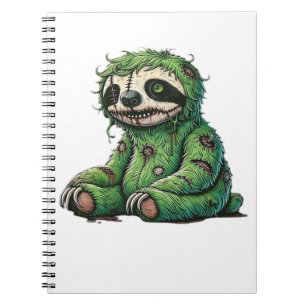 Zombie Sloth Halloween Zombie Sloth Zombie Lover C Notebook