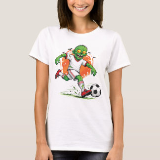 Zombie Soccer Player Halloween T-Shirt