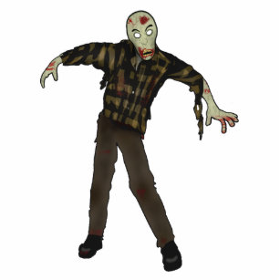 Zombie Standing Photo Sculpture