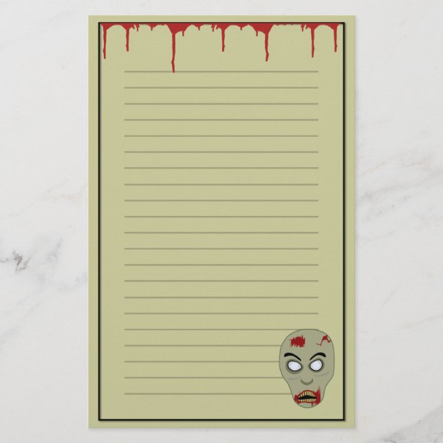 Zombie Stationery (Front)