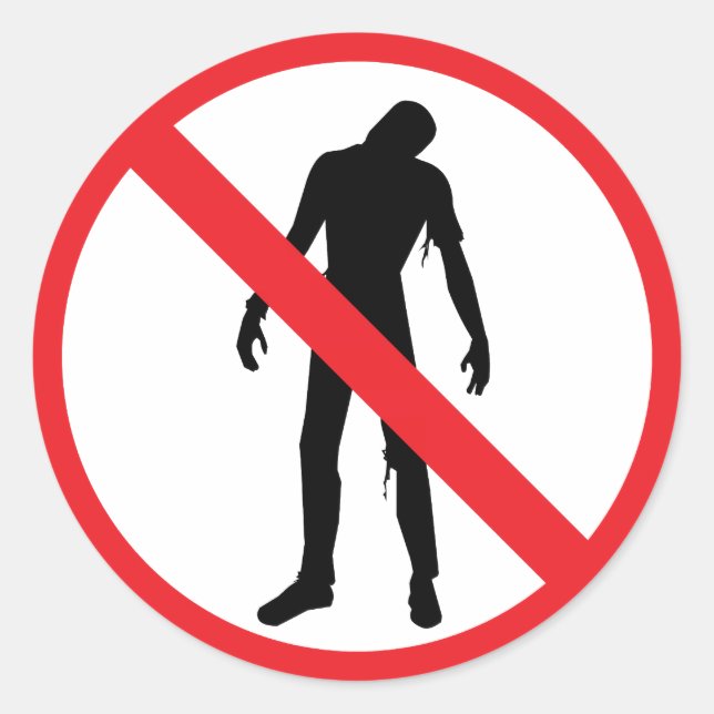Zombie Sticker (Front)