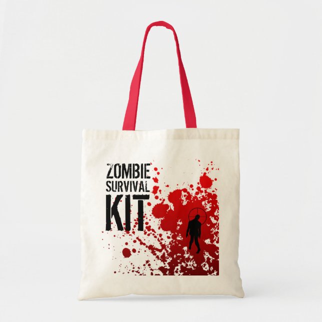 ZOMBIE SURVIVAL KIT - tote Bag (Front)