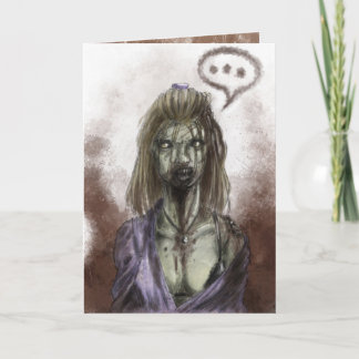 Zombie Sweetheart Card