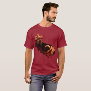 Zombie T-shirt Halloween T-Shirt Gory Zombie Shirt