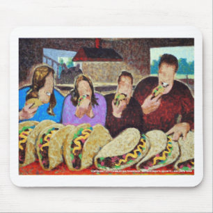 Zombie Taco Tuesday Mouse Pad