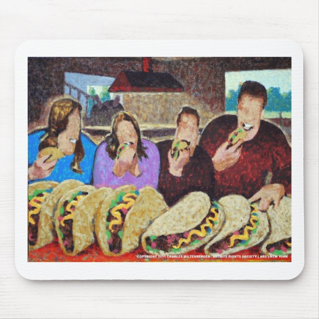 Zombie Taco Tuesday Mouse Pad (Front)