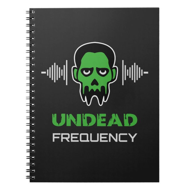 Zombie Techno Rave Notebook (Front)